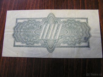 ČESKOSLOVENSKÉ POVOJNOVÉ BANKOVKY/POUKÁŽKY 1944 - 2