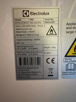 Mobilní klimatizace electrolux EXP34U338CW - 2