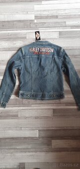 Riflová bunda Harley Davidson, originál, dámská, vel. M - 2