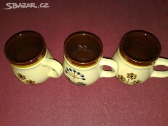 Keramické stylové hrnky - 3 ks. - 2