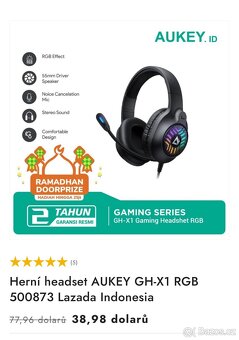 Gaming - sluchátka - 2