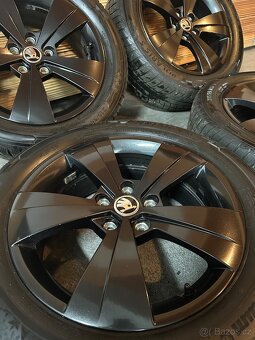 ALU Kola ŠKODA 5x112 R17 TRITON Zimní Pneu 215/55/17 - 2