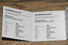 Stříbrná mince Znamení zvěrokruhu - Vodnář - 2