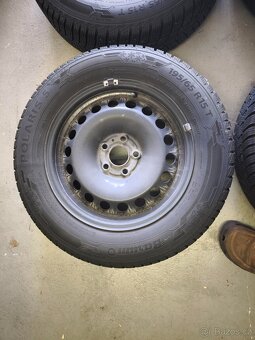 Plech. kola+BARUM Polaris 5 195/65 R15 91T M+S 6Jx15H2 ET35 - 2