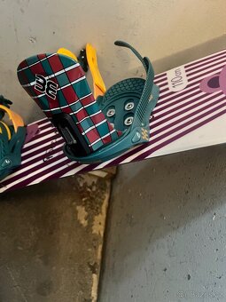 Snowboard +vazani - 2