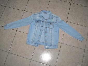 mikina a riflová bunda - 2