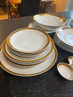 Retro pozlacená sada - 2