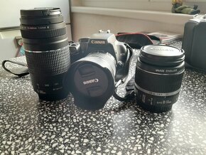 Digitální  zrcadlovka - Canon EOS 1000 D + objektivy - 2