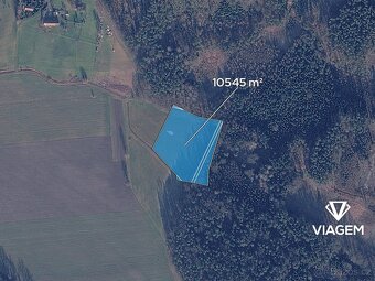 Pole 10 545 m², Podíl 25 % o výměře 2 636 m² - 2