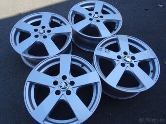 Alu disky na Škoda, 16", 5x100, ET 38, šířka 6,5J - 2