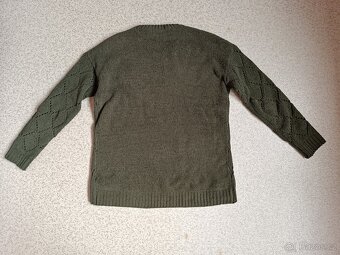 Khaki svetr dámský - 2
