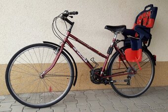 Trekové dámské kolo s dětskou sedačkou - 2