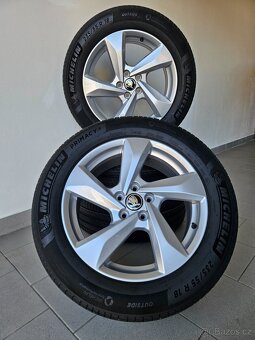 Alu kola 5x112 Letní Michelin 235/55/18 - Nové - 2