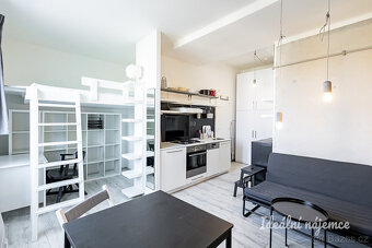 Pronájem bytu 1+kk, Biskupcova, Žižkov, 15900 Kč/měs, 22 m2 - 2