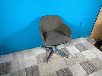 Designová židle Vitra Softshell Chair 2 kusy šedá - 2