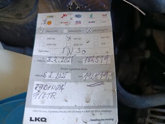 Motor 1.6i MPI BFQ 75kw - 2