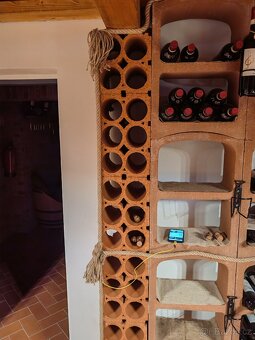 Regál na víno  Standard červený - 2