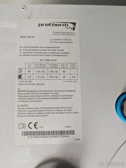 Zásobník teplé vody PROTHERM VEQ 75/2 B - NOVÝ - 2