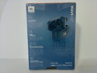 Bezdrátová sluchátka do uší JBL Wave 200 TWS. Krásná modrá b - 2