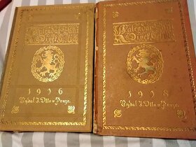 Kalendář paní a dívek českých 1912,1913,1916,1918 - 2