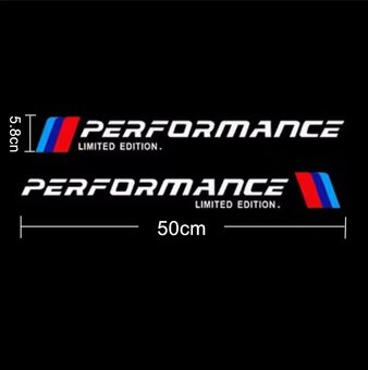 BMW M PERFORMANCE samolepka sada 2ks (500x58mm) - 2