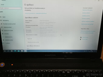 Notebook eMachines E642 15,6" AMD P340 3G 320GB Win10 - 2