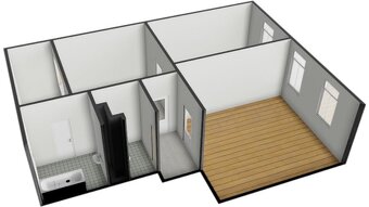 Pronajmu byt 3kk 80m2 - 2