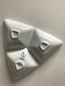 Třídílná miska trina slaměnka, modrá, porcelán - 2