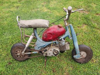Funkční motor Jawa 21 Pionýr + minimotorka - 2