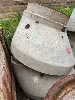 Betonové skruže TBR-Q 1100 – 6 ks, použité, bez víka - 2