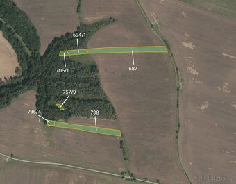 Zemědělská půda, prodej, Haškovcova Lhota, Tábor - 2