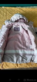 Starorůžová bunda 98/104 - 2