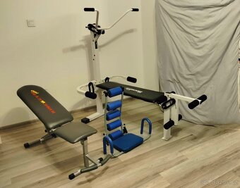3x Cvičí a posilovací stroje-lavice - 2