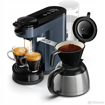 Kávovar PHILIPS 2v1 Senseo Switch HD7891/79 - SLEVA 70% - 2