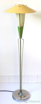 Retro podlahová stojací lampa ZUKOV Československo brusel vi - 2