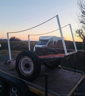 Vyvážečka za traktor, vlek do lesa na dřevo - 2