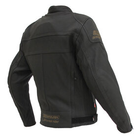 Pánská kožená bunda SPARK Mike - černá vel. XL - 2
