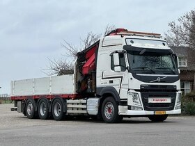 8566 Volvo FM 500 - 8x4 – Valník + HR-HMF  50 t/m + JIB – EU - 2