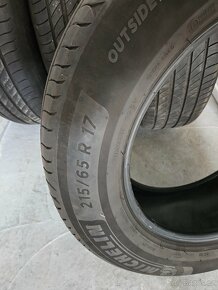 Letní pneu zn. Michelin Primacy 4, rozměr 215x65x17 103v, hl - 2