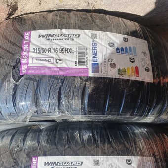 nové pneu 215/60 R16 zimní , letní - 2