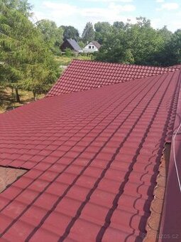 Střešní škridlový plech – 0,40 a 0,50 mm – na míru – antraci - 2