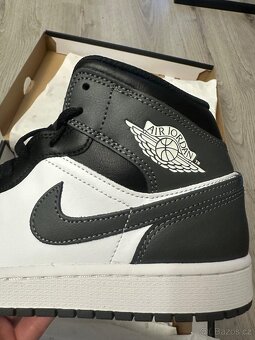 Nike AIR Jordan 1 mid black/iron grey/white vel. 42,5 - 2
