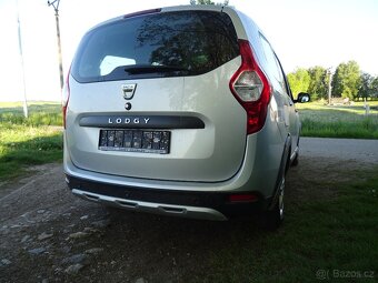 Dacia Lodgy 1,5 dCi 81kW Stepway 2x alu kola, pěkná výbava - 2