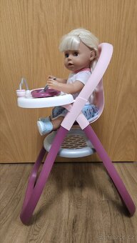 Smoby Jídelní židlička pro panenku Baby Nurse - 2