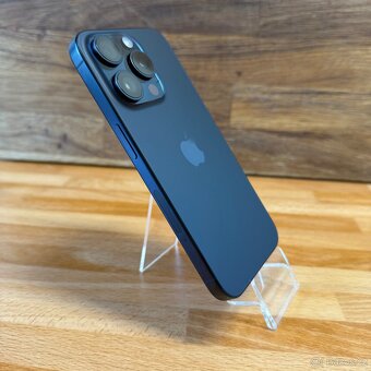iPhone 15 Pro 128GB, modrý, 100% baterii (12 měsíců záruka) - 2