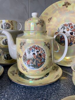 Porcelánový vintage čajový servis Kahla Porzellan - 2