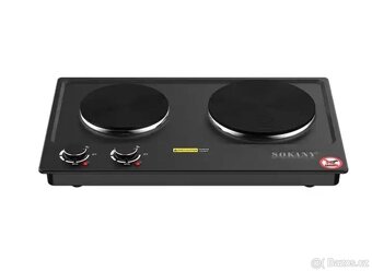 Deskový ohřívač se 2 hořáky 1000w a 1500w - 2