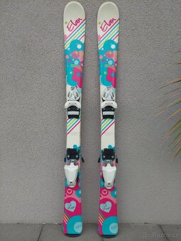 Lyže ELAN LIL MAGIC, 110 cm + lyžáky ROSSIGNOL - 2