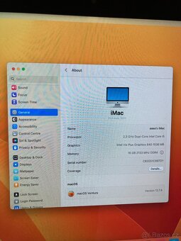 Počítač Apple iMac 21.5"/I5 2.3GHZ/16GB RAM/256GB - 2