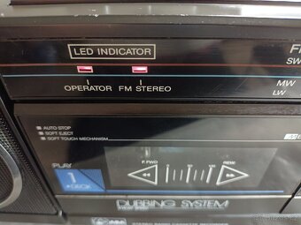 ABA 9090 radiomagnetofon retro 2 kazeťák Korea - 2